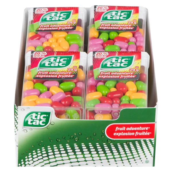 Tic Tac - Large Fruit Adventure 24x12x29GR