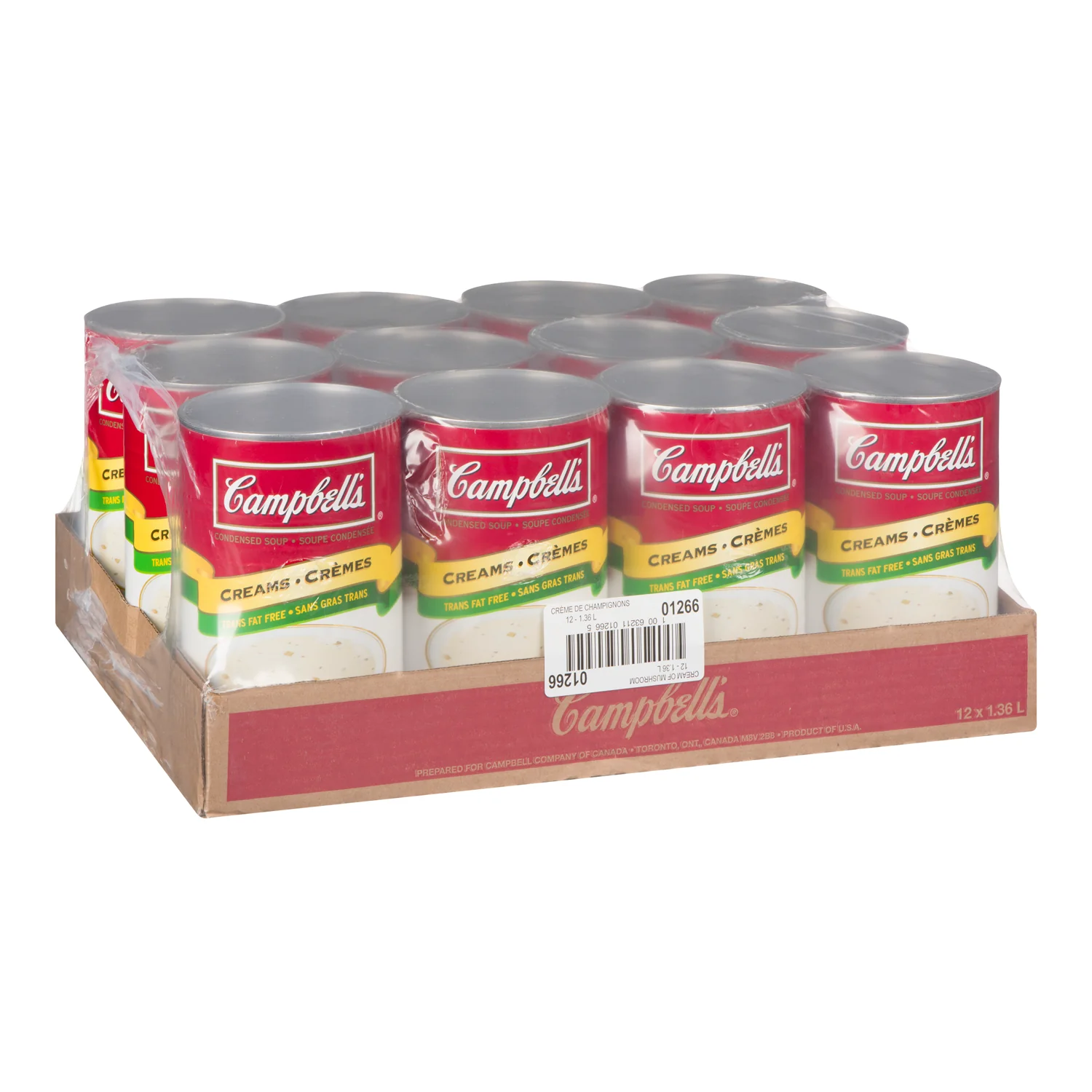 Campbells - Cream Of Mushroom 12x48OZ