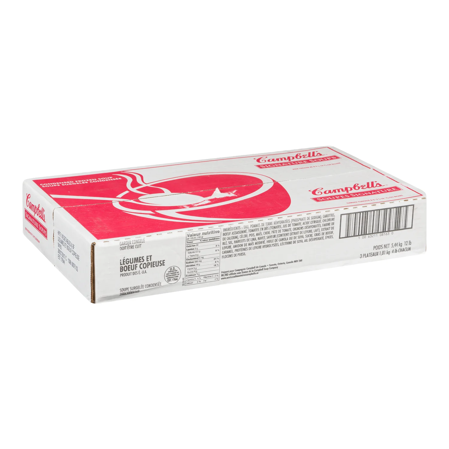 Campbells - Hearty Vegetable Beef 3x4LB
