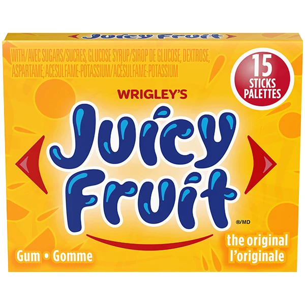 Juicy Fruit - Original Sticks 12x10x15 PC