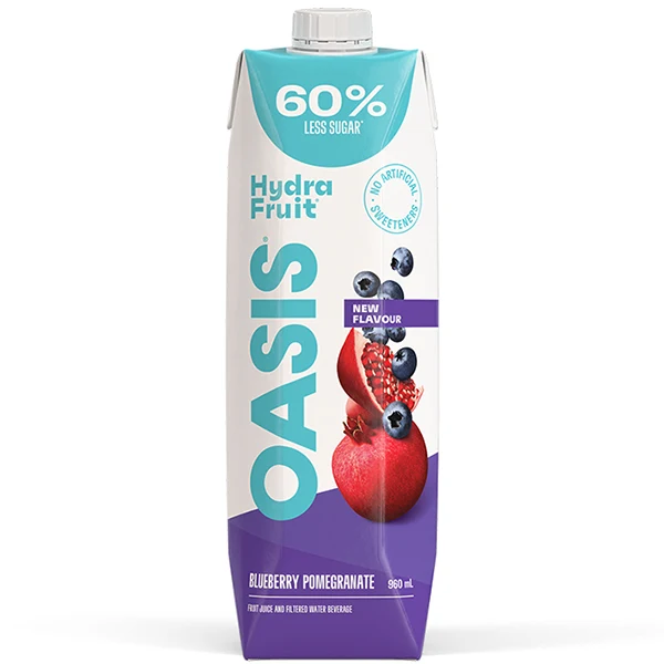 Oasis - Hydrafruit Bluberry Pommegrenate 12x960ML