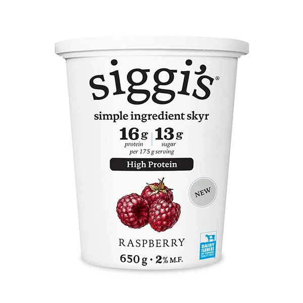 Siggi - 2% Creamy Skyr Raspberry 6x650 GR