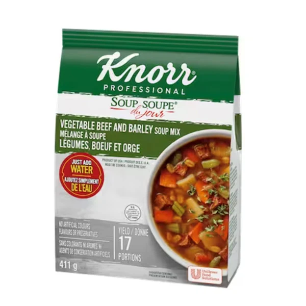 Knorr - Sdj Veg Beef Barley Soup 4x411GR