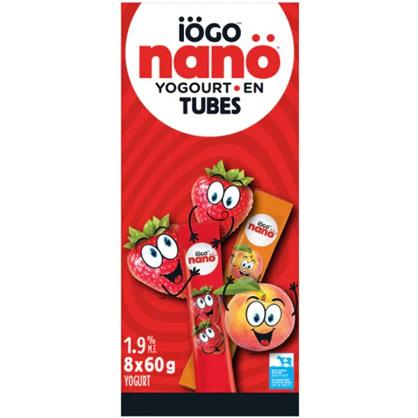Iogo - Nano Tubes Strawberry & Peach 8x8x60 GR