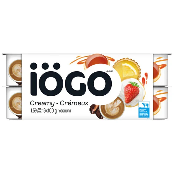 Iogo - Strawberry Chantilly, Lemon Pie, Caramel Cream & Choco Moka 3x16x100 GR