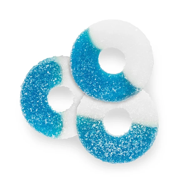 Albanese - Blue Raspberry Rings 4x5 LB
