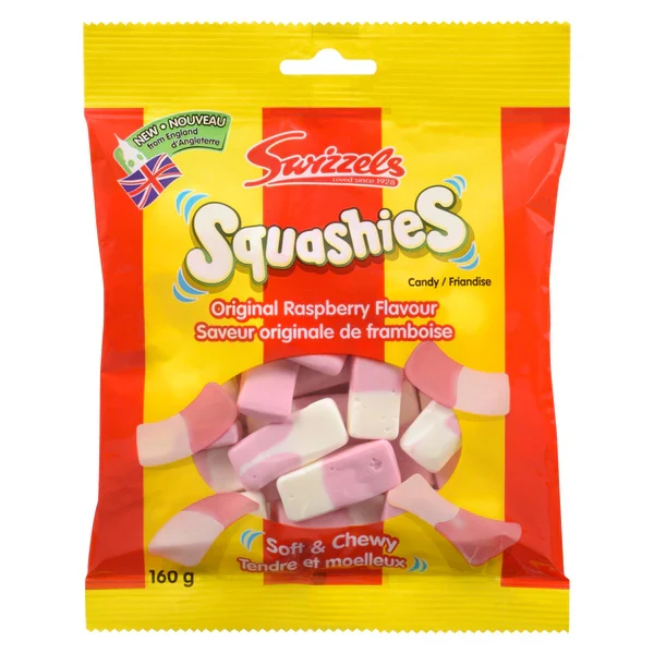 Swizzels - Raspberry Squashies 10x160 GR