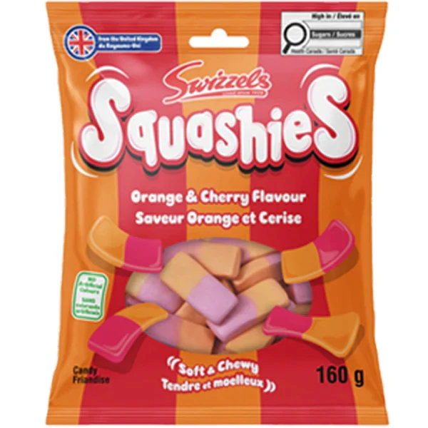 Swizzels - Squashies Orange And Cherry 10x160 GR