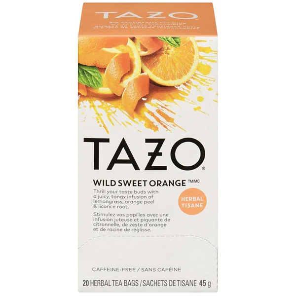 Tazo - Hot Herbal Sweet Orange 6x20 CT