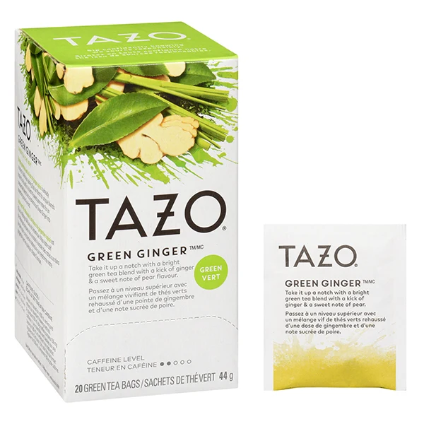 Tazo - Hot Green Ginger 6x20 CT