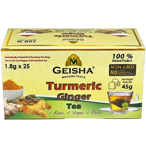 Geesha - Ginger Turmeric Tea 16x25 PK