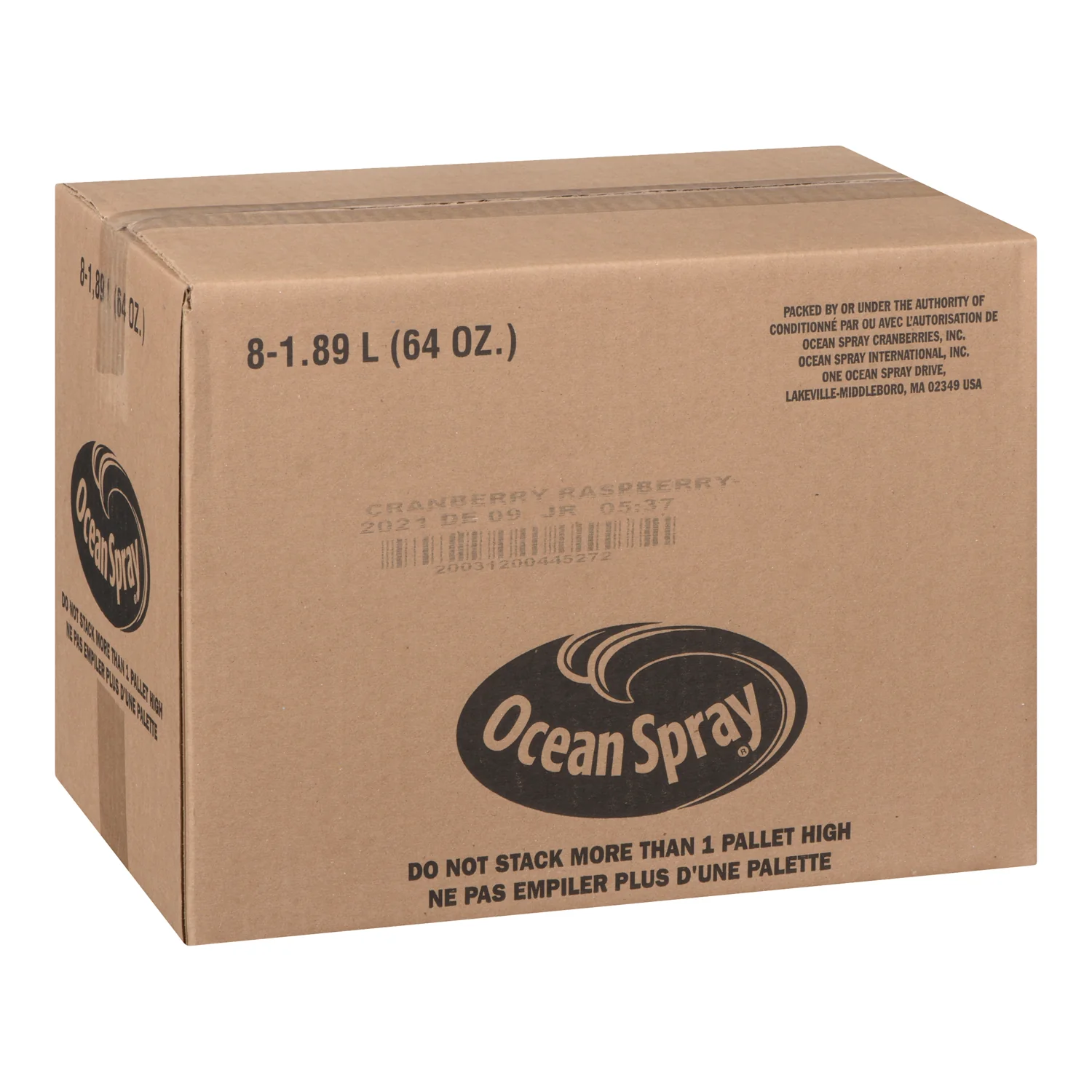Ocean Spray - Cranberry Raspberry 8x1.89 LT