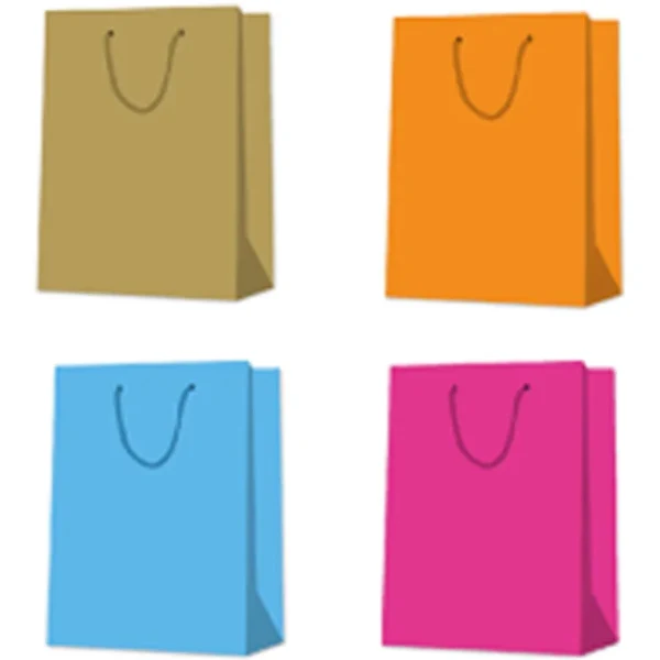 Epc - Solid Colour Medium Giftbag Blue Bright Pink Orange Gold 12x1 Un