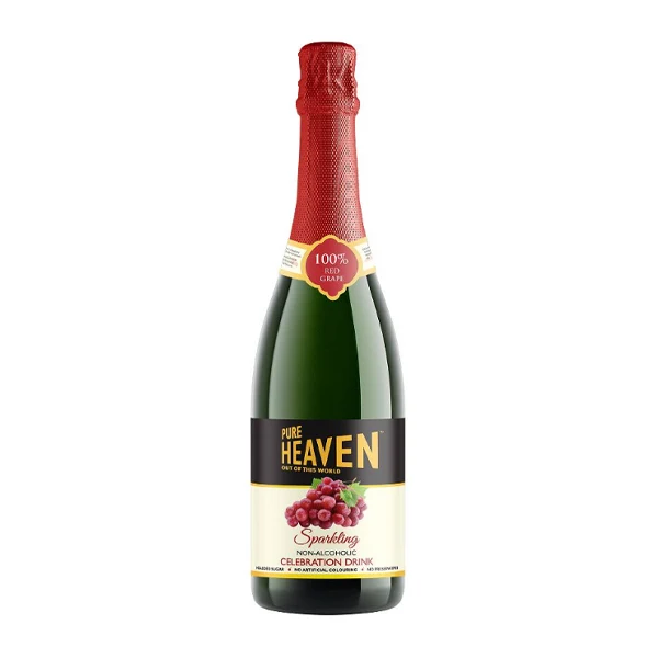 Pure Heaven - Red Grape Sparkling Drink 12x750 ML