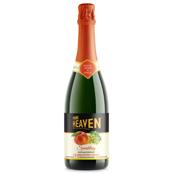 Pure Heaven - Peach Sparkling Drink 750ML