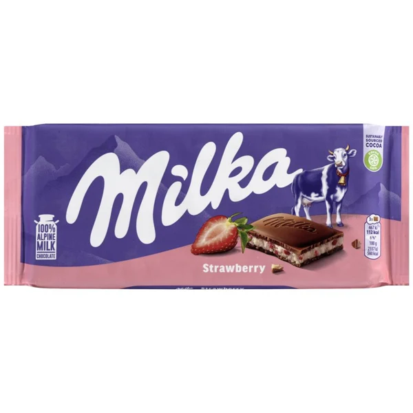 Milka - Strawberry Yoghurt 100GR