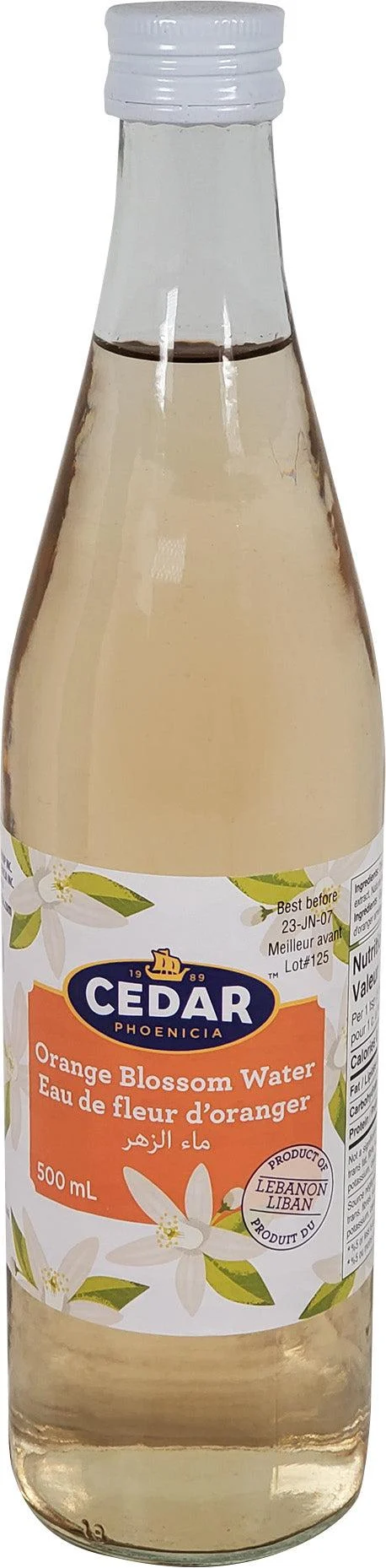 Cedar - Orange Blossom Water — Case (12 x 500 ML)
