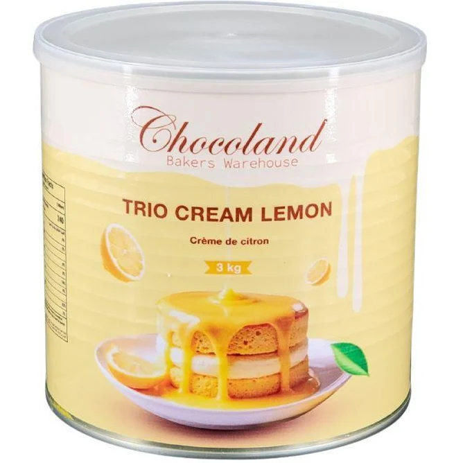 Chocoland Trio Cream Lemon Filling — Each (3 KG)