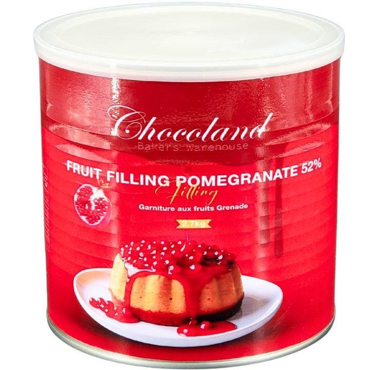 Chocoland Pomegranate Filling 52% — Case (4 x 2.7 KG)