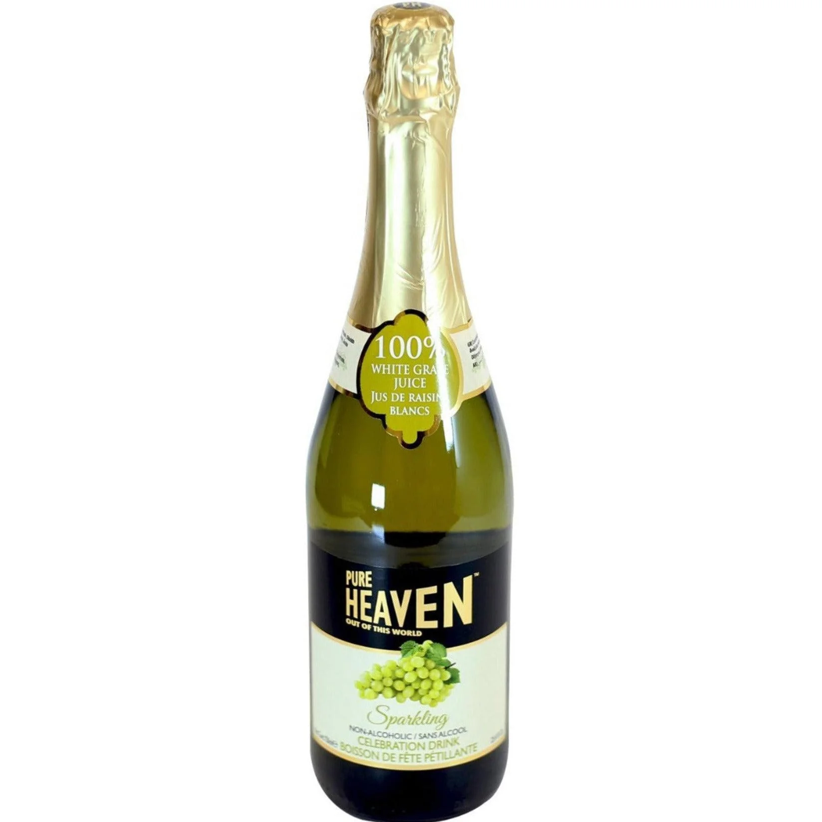 Pure Heaven - Sparkling Drink - White Grape - Bottles — Each (750 ML)