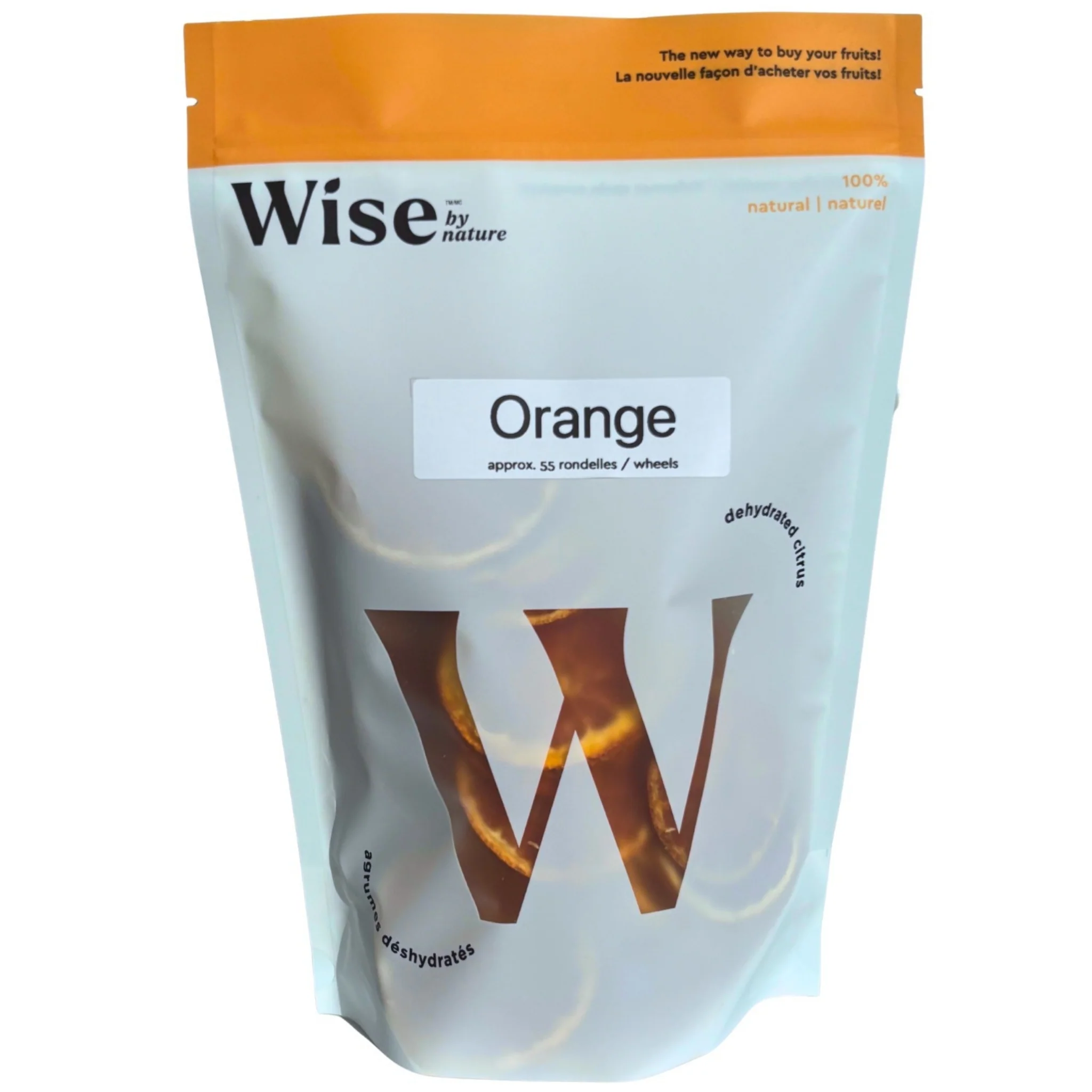 Wise By Nature - Orange - Wheels — Case (6 x 200 G)