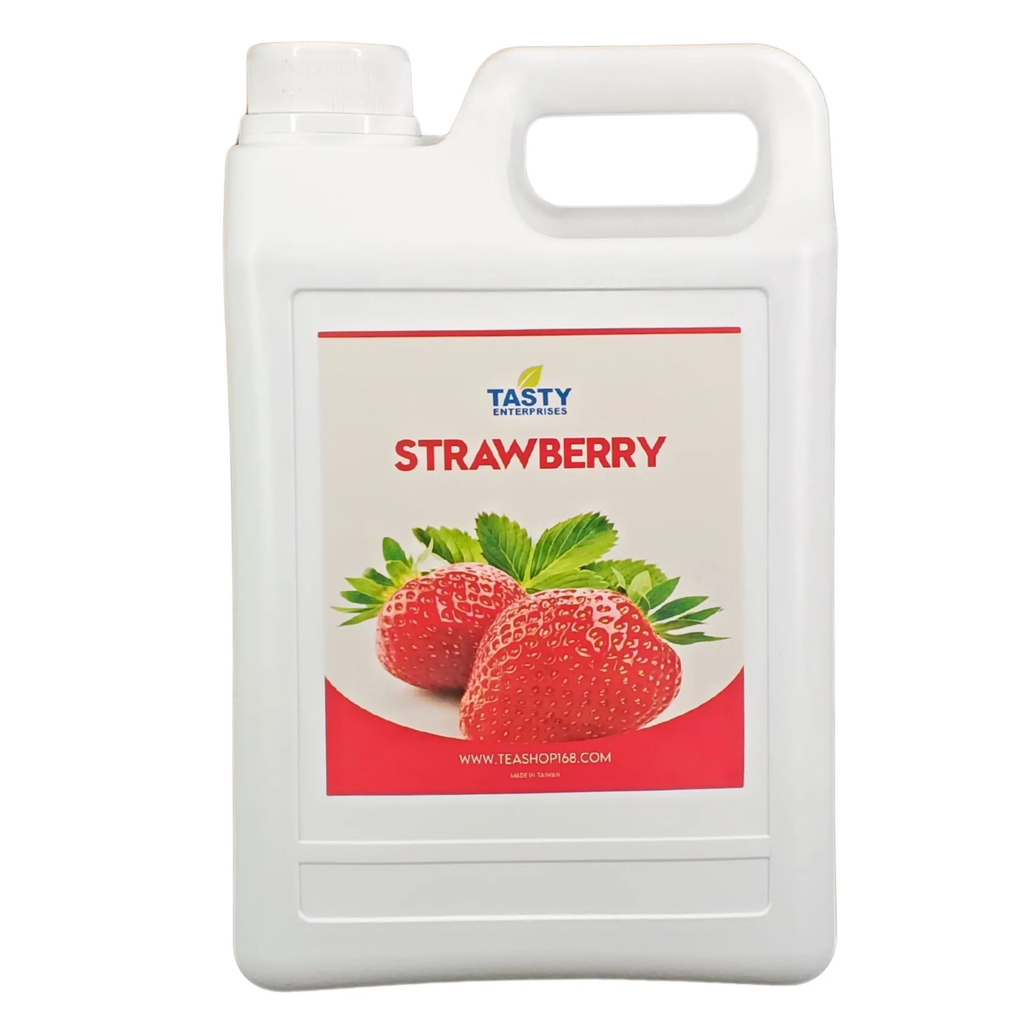 Tasty - Strawberry Flavored Syrup — Case (6 x 2.5 KG)