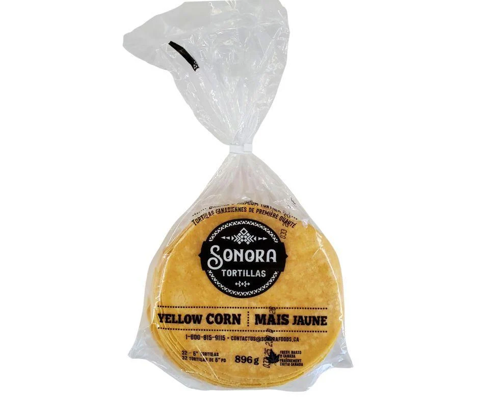 Sonora - Tortilla - 6" Yellow Corn - 250033 — Case (32 CT)