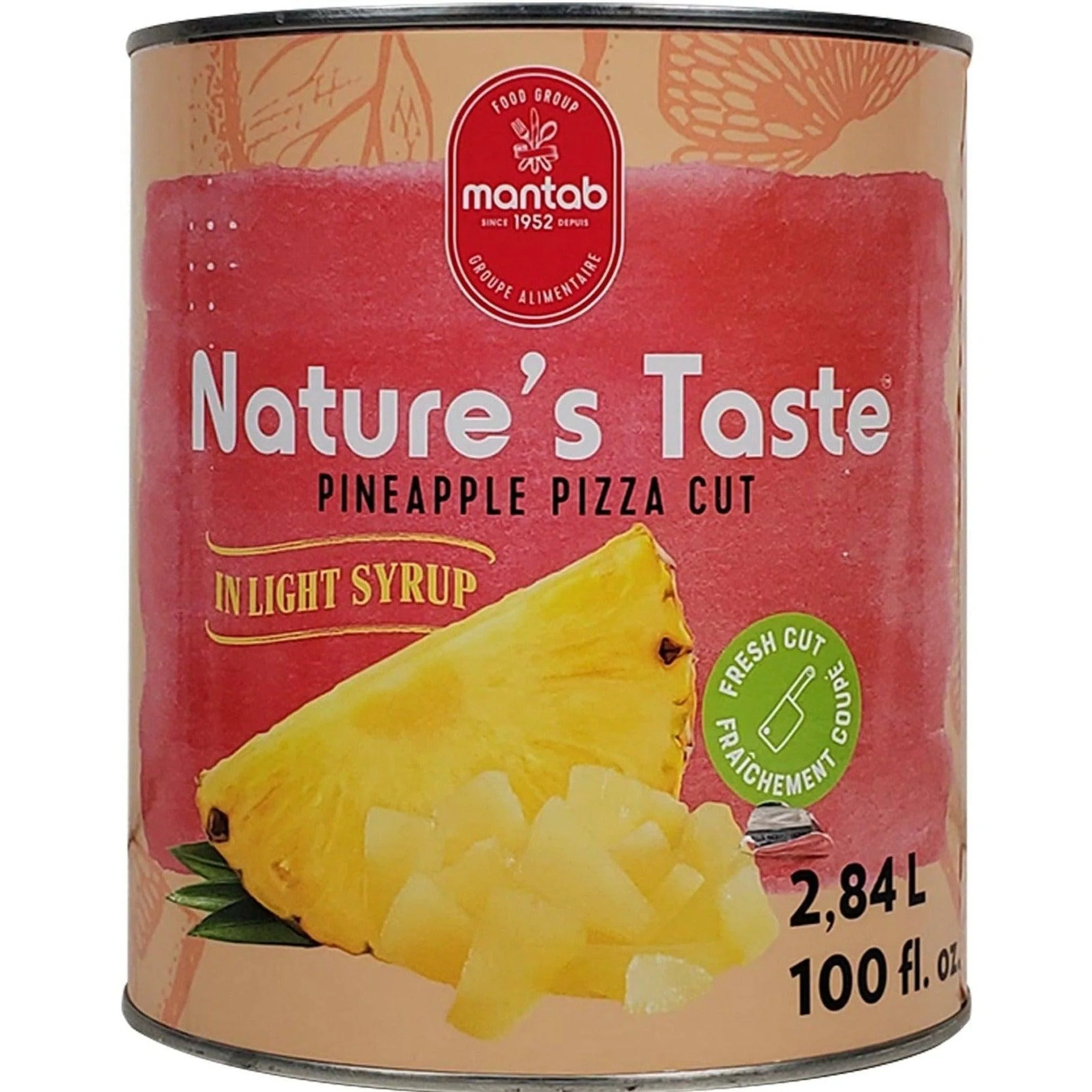 Maoli/Agrocan - Pineapple - Pizza Cut — Case (6 x 100 OZ)