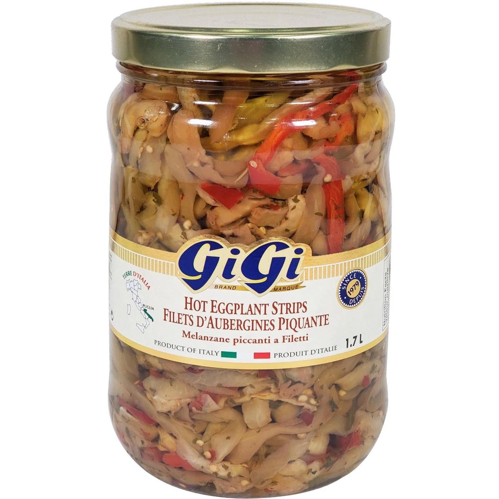 GiGi - Hot Eggplant Strips — Each (1.7 L)