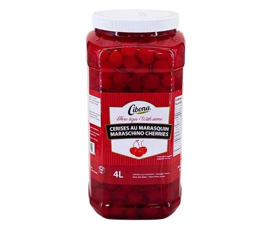 Cibona - Red Maraschino Cherry — Case (2 x 4 L)