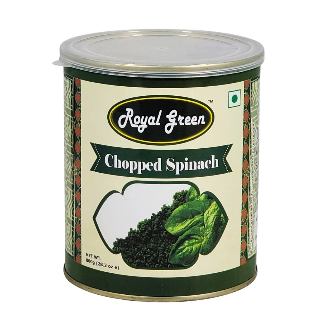 Royal Green - Chopped Spinach - 800G — Case (12 x 800 G)