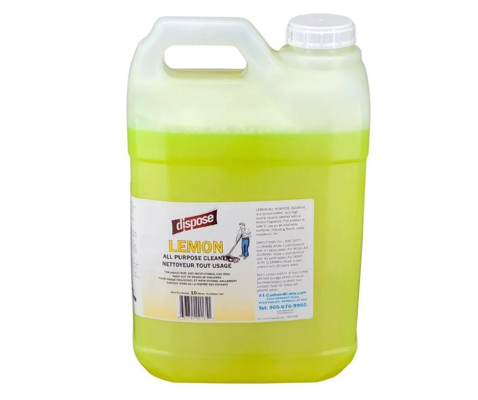 Dispose - All Purpose Cleaner - Lemon — Each (10 L)