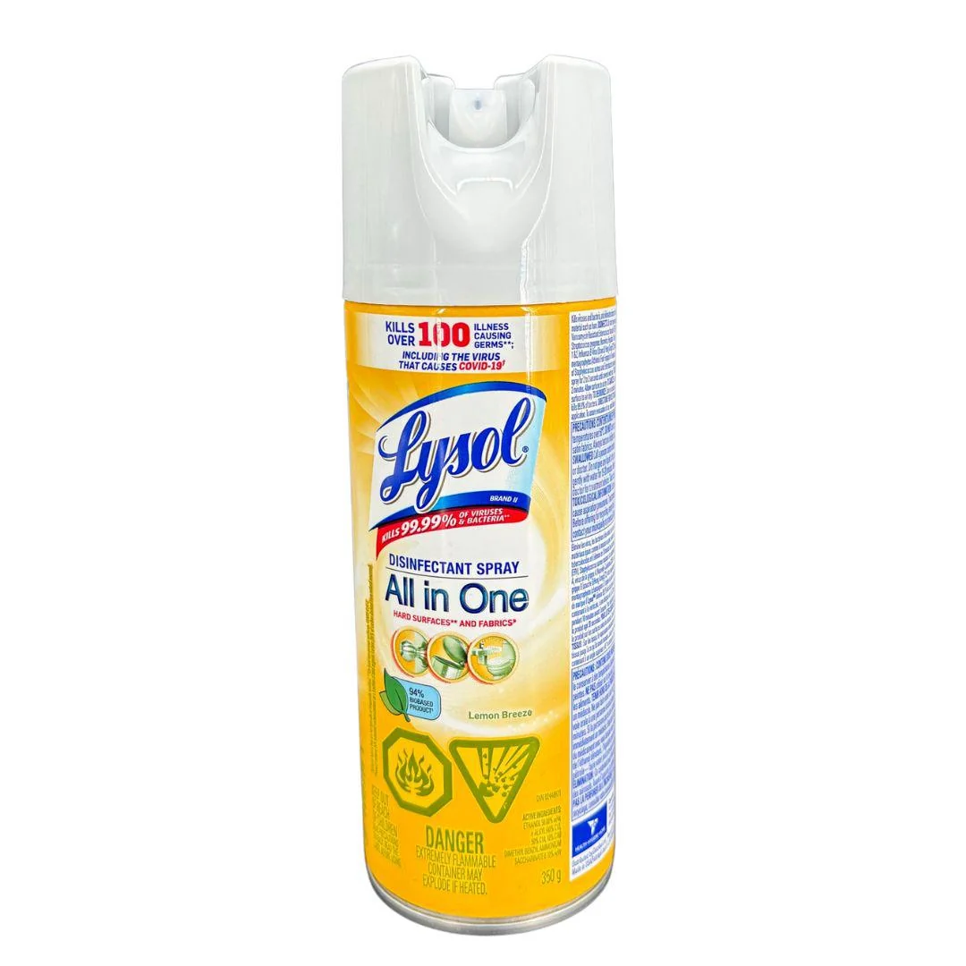 Lysol - Disinfectant Spray - Lemon Breeze — Each (350 G)