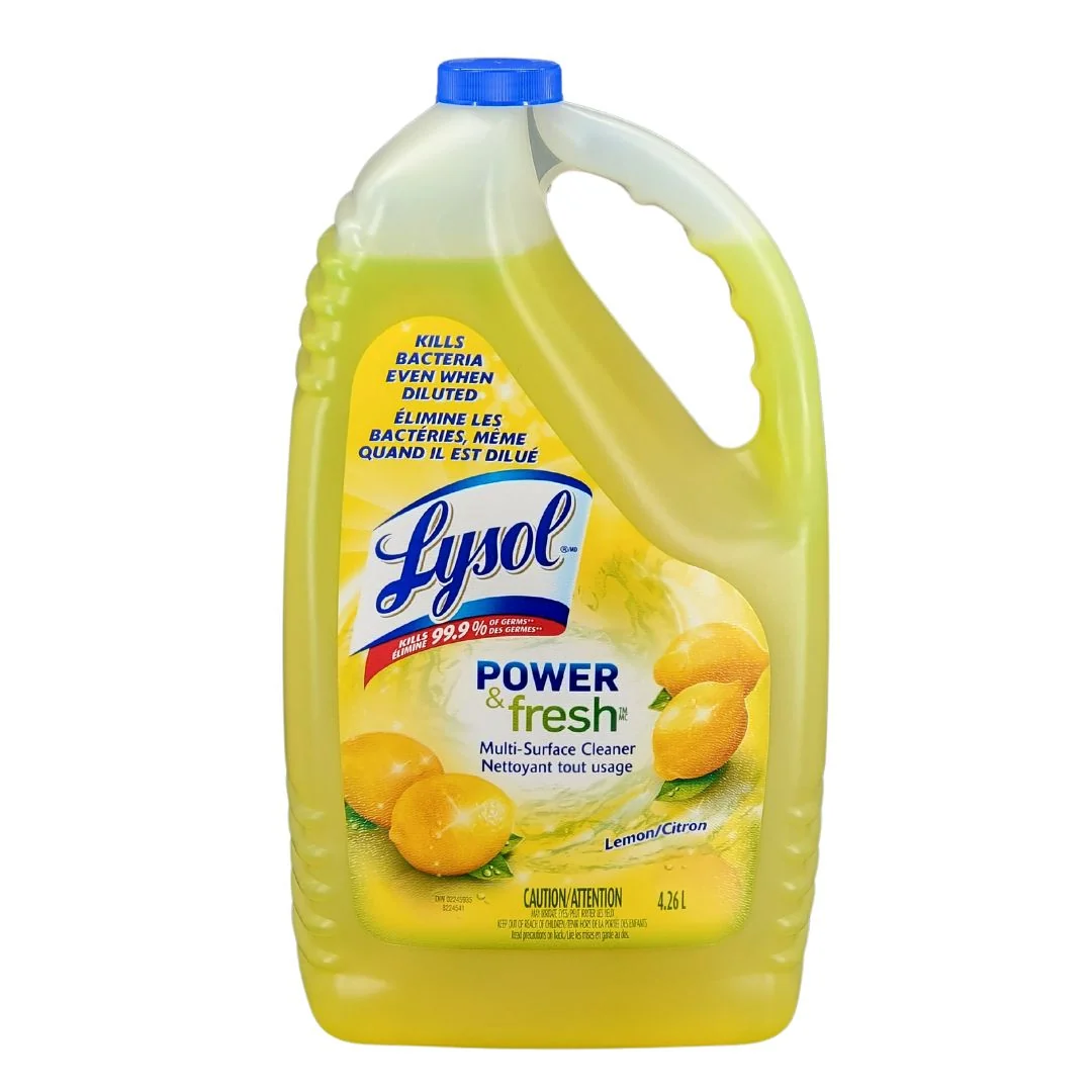 Lysol - Lemon - Multi Surface Cleaner - 4.26L — Case (4 x 4.26 L)