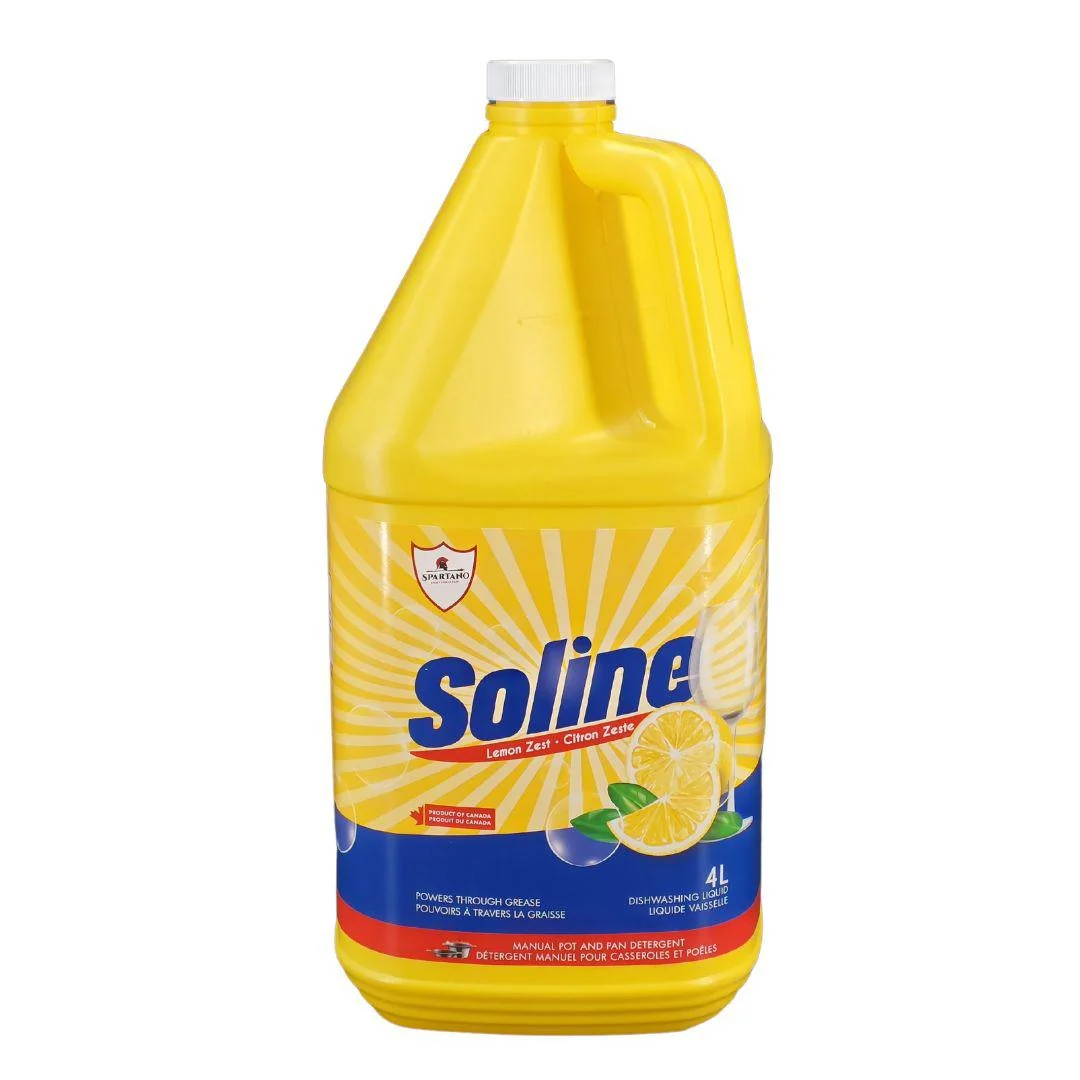 Spartano - Soline - Hand Dishwashing Liquid - Lemon — Case (4 x 4 L)