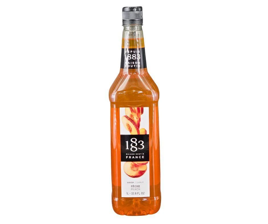1883 - Syrup - Peach - PET — Case (6 x 1 L)