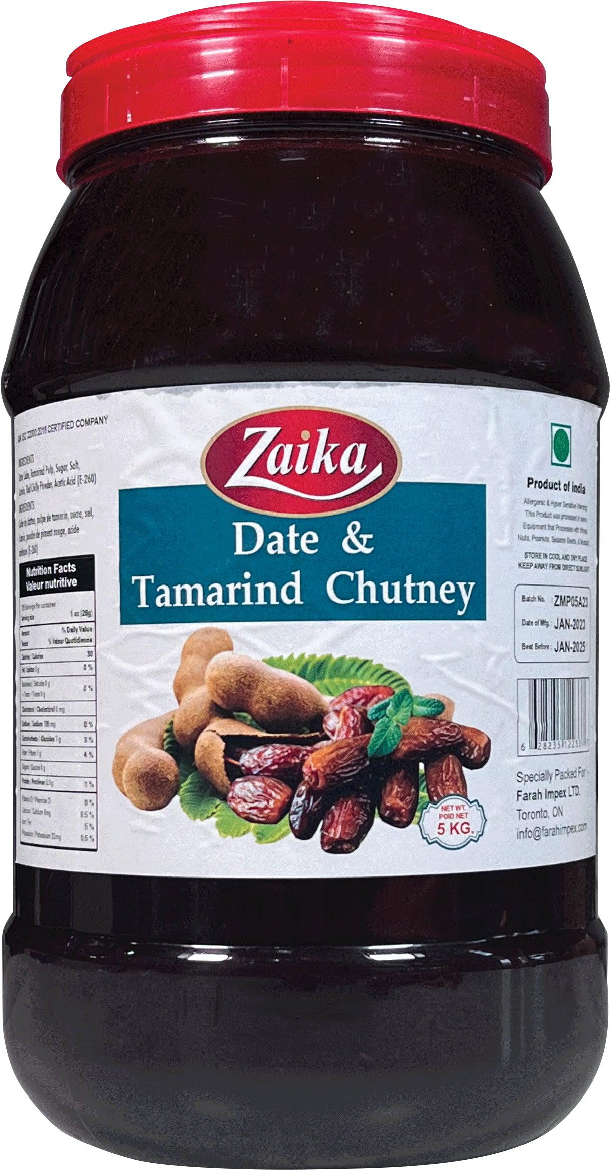 Zaika - Date & Tamarind Chutney — Each (5 KG)