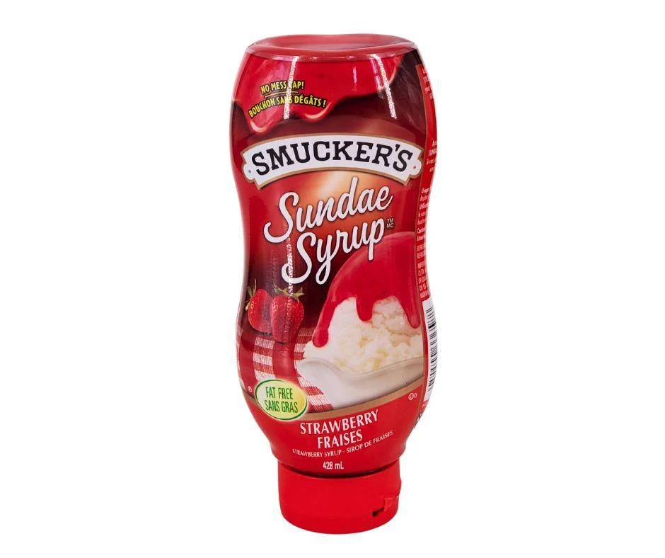 Smuckers - Sundae Syrup - Strawberry — Case (12 x 428 ML)