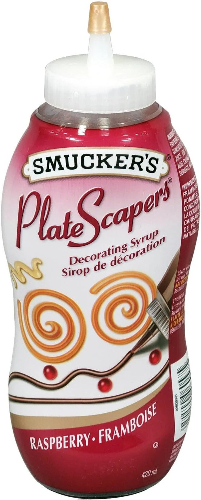Smuckers - Plate Scapers - Raspberry Syrup — Case (12 x 420 ML)