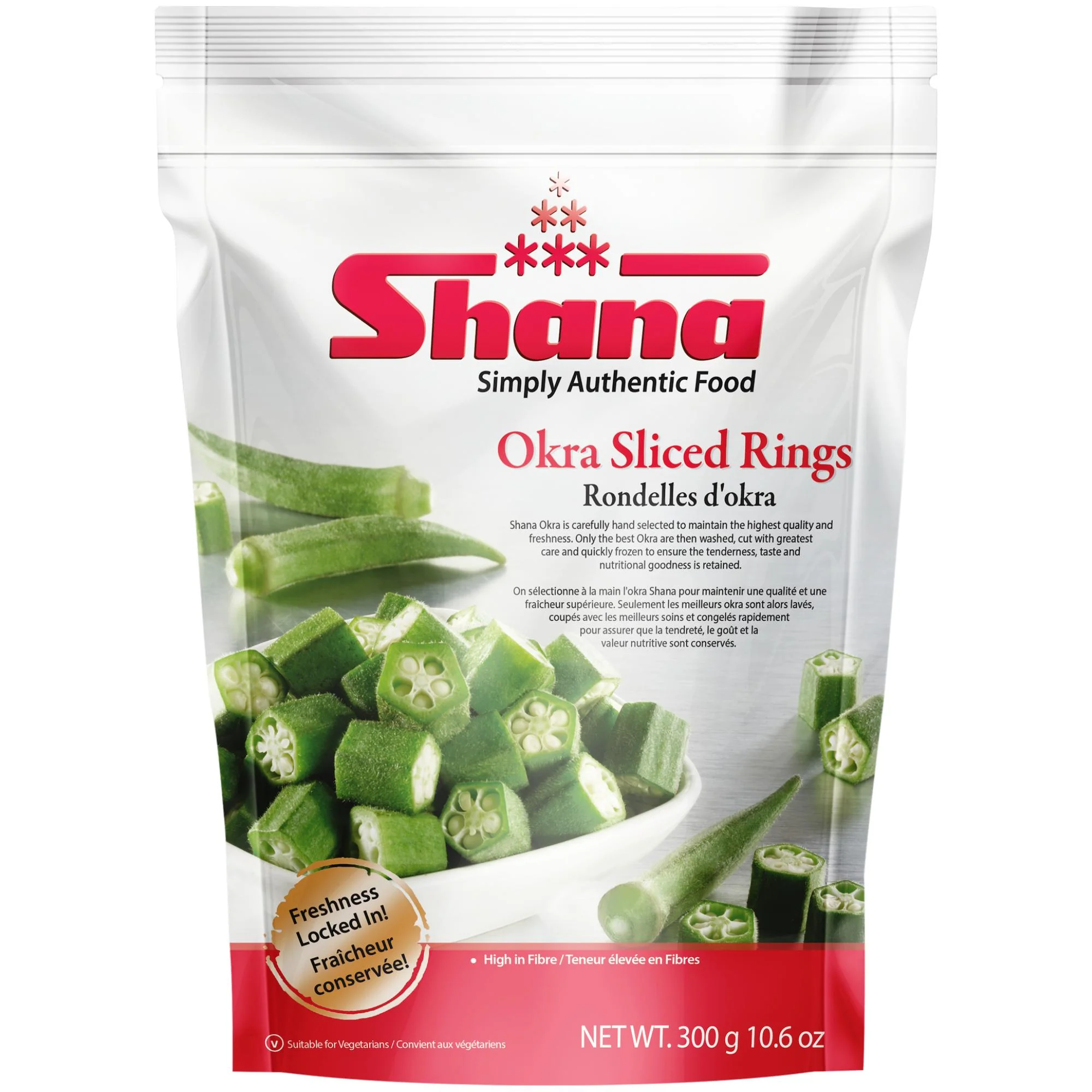 Shana - Okra Cut Ring — Each (300 G)