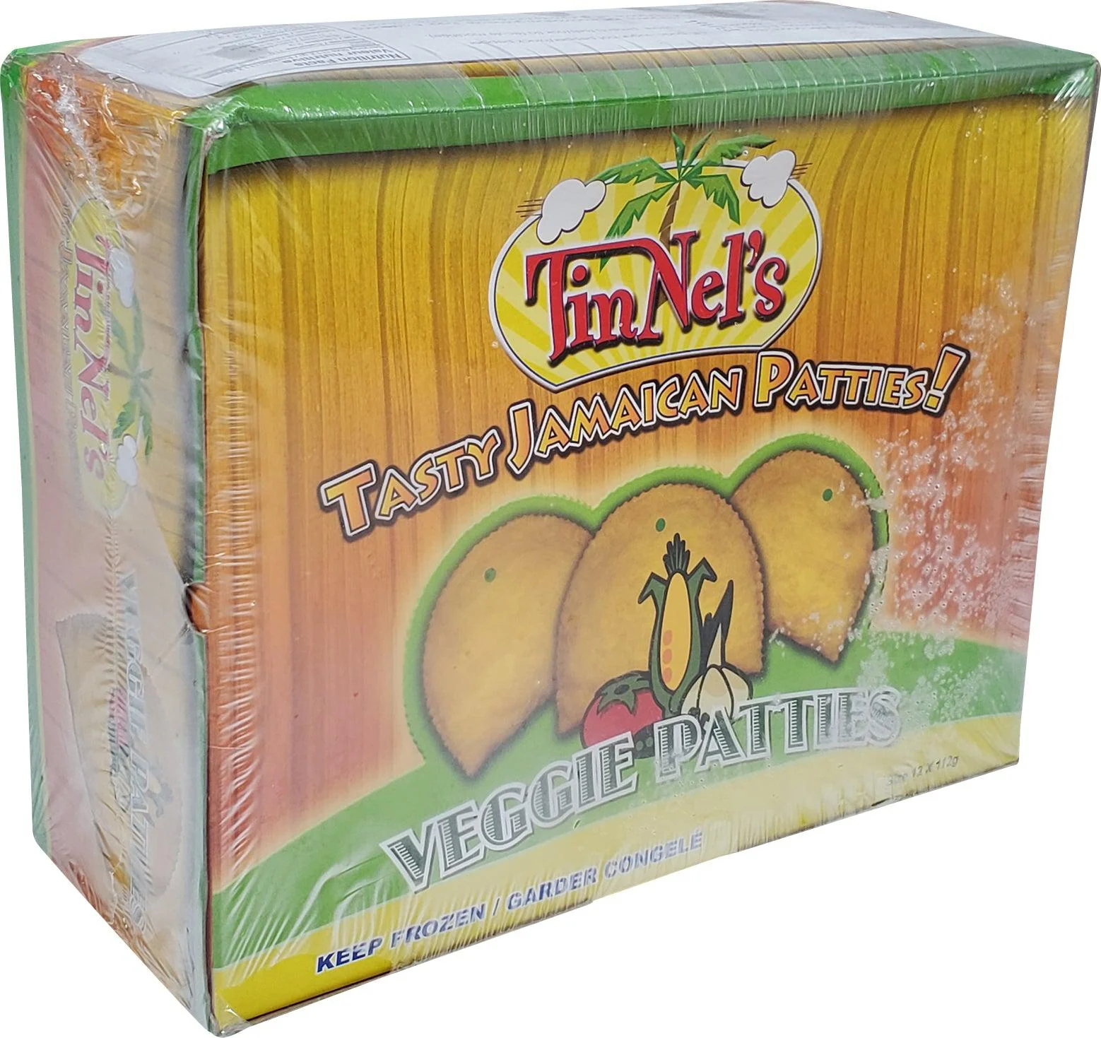 Tinnel's Jamaican Vegetable Patties — Case (12 x 12 CT)