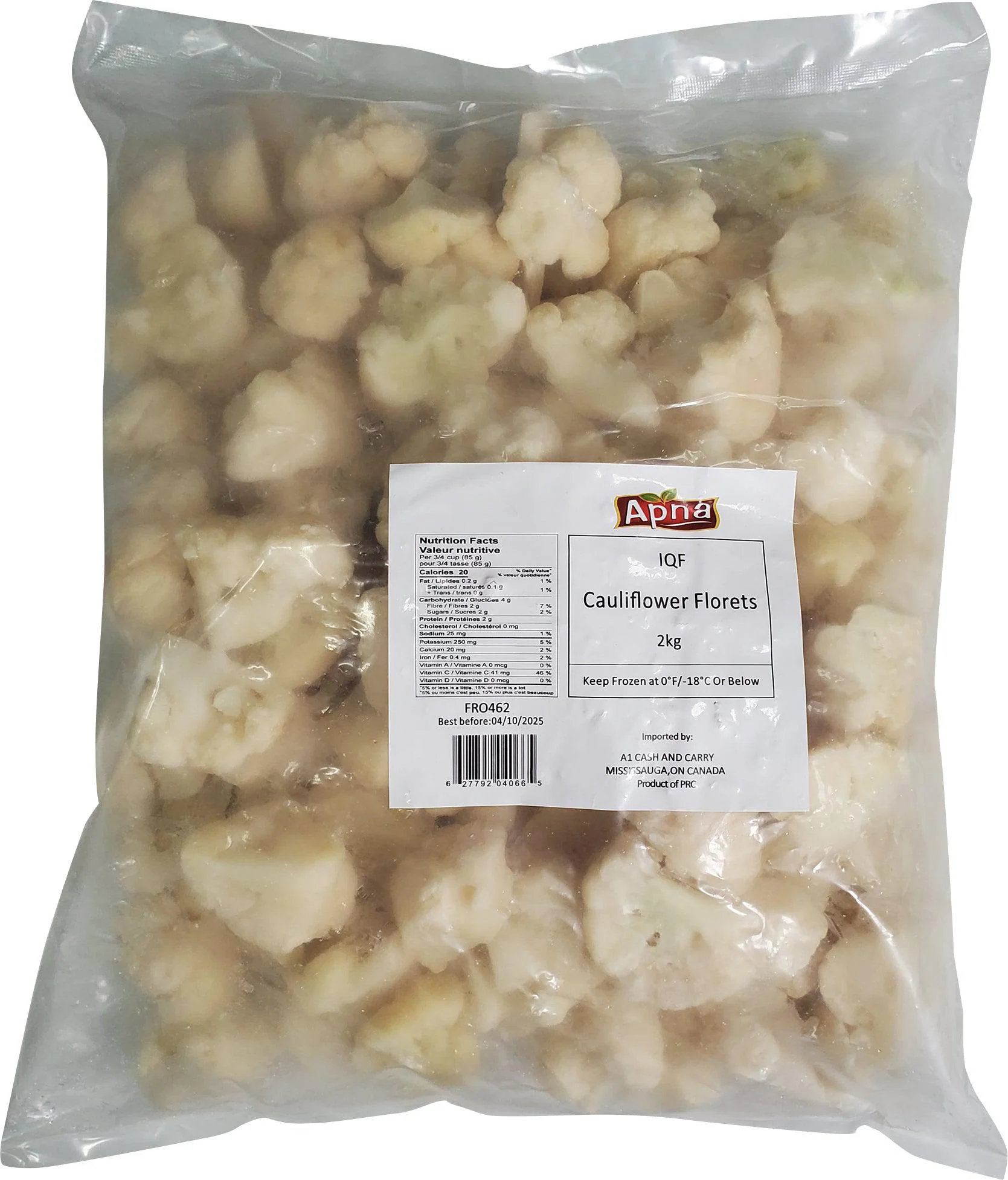Apna - Cauliflower Florets — Each (2 KG)