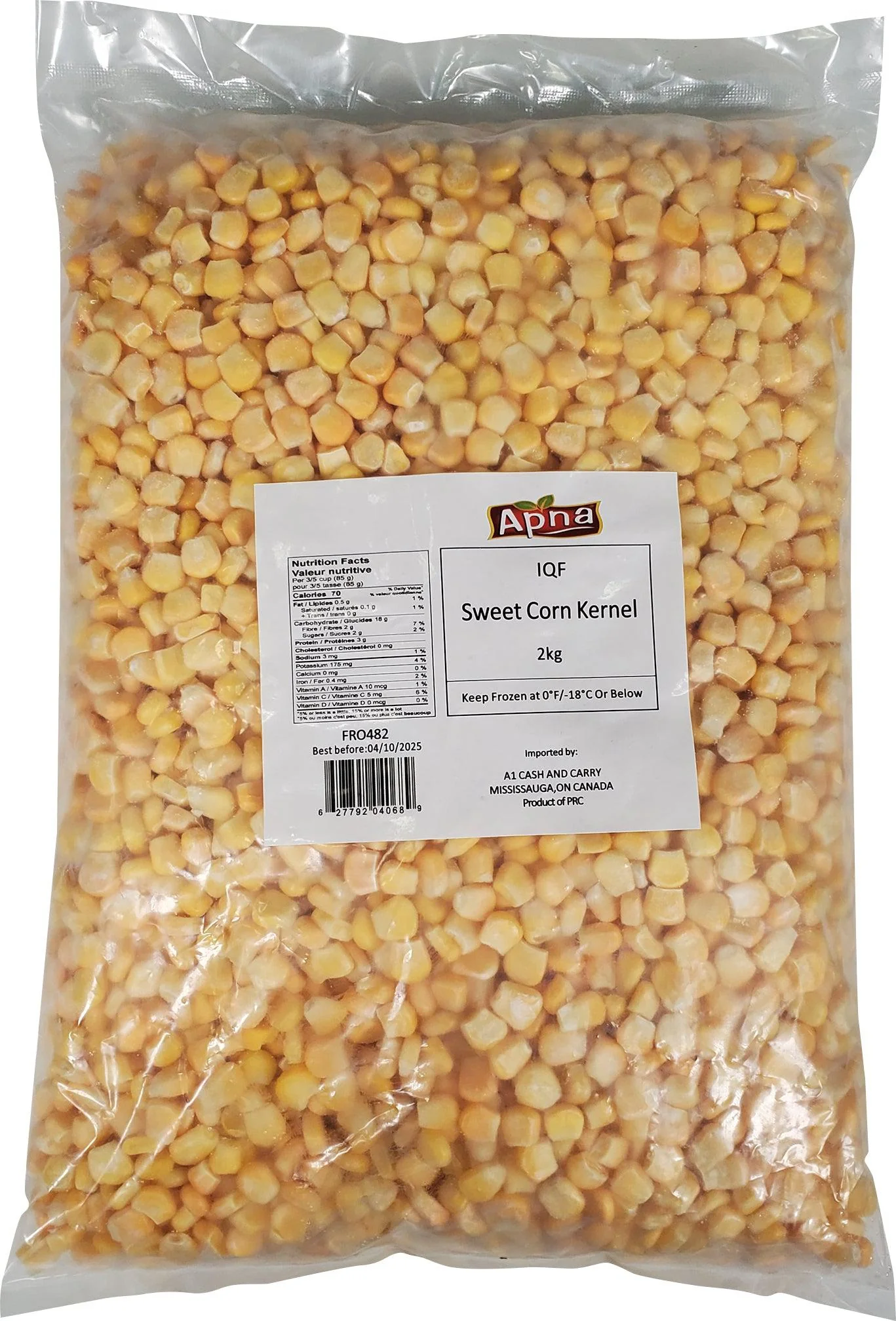 Apna - Sweet Corn Kernal — Each (2 KG)