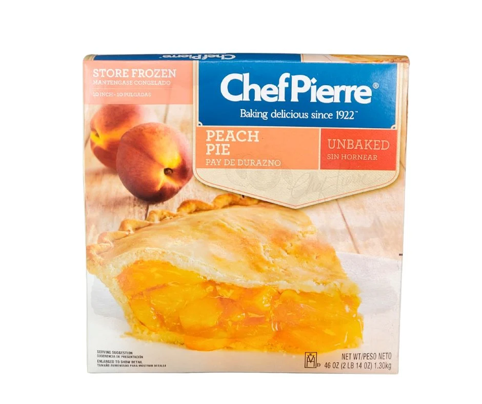 Chef Pierre - 10" Peach Pie - Unbaked — Case (6 CT)