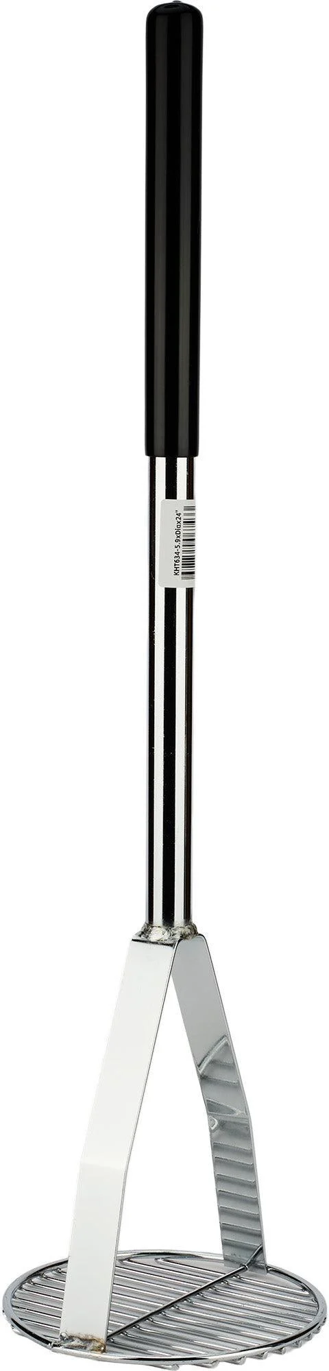 Pro-Kitchen - Potato Masher - Steel Handle - 5.9" Dia x 24"