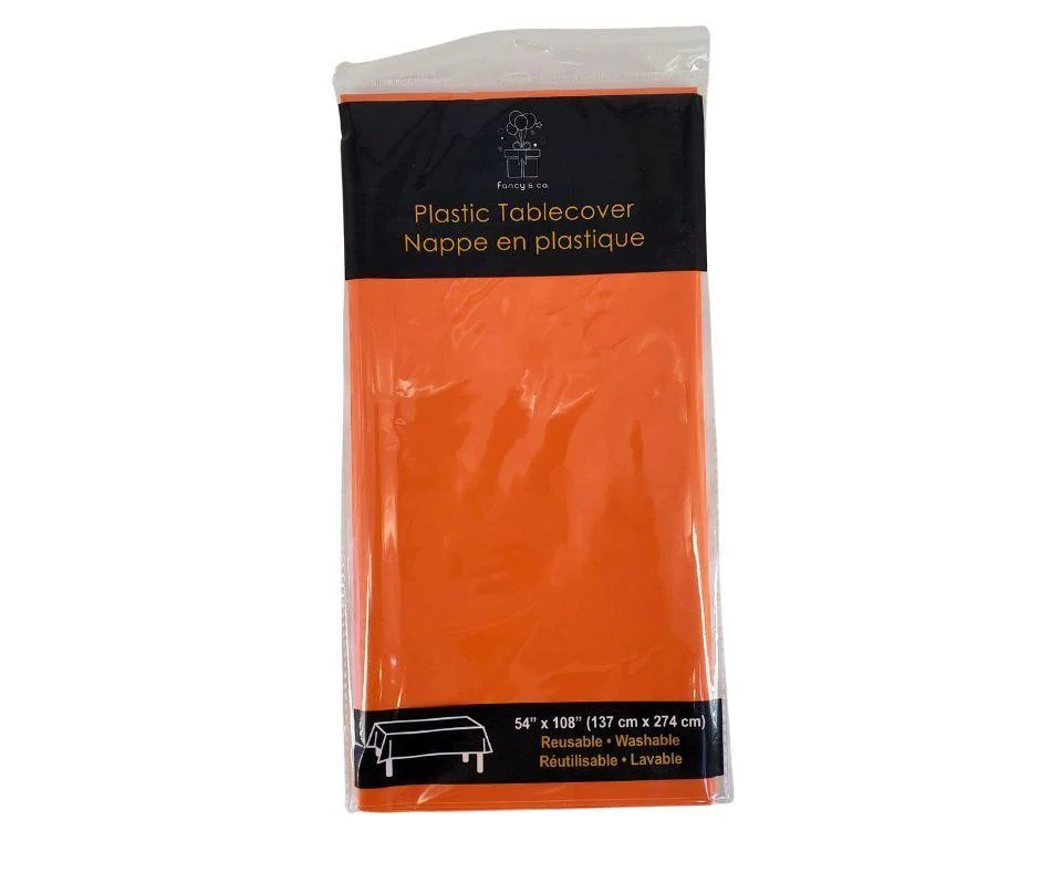 Table Cover - 54x108” Rectangular - Orange — Pack (1 CT)