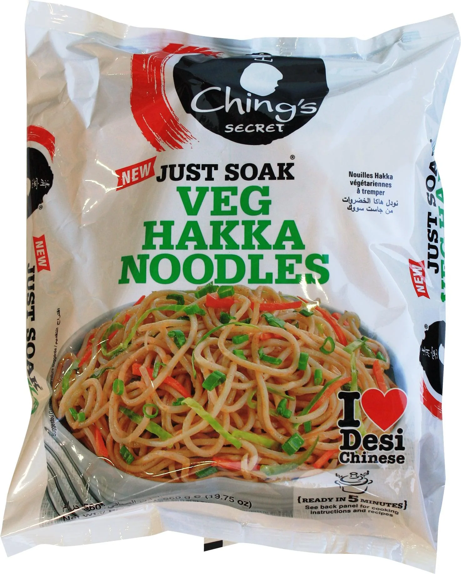 Ching's - Just Soak - Veg. Hakka Noodles — Each (560 G)
