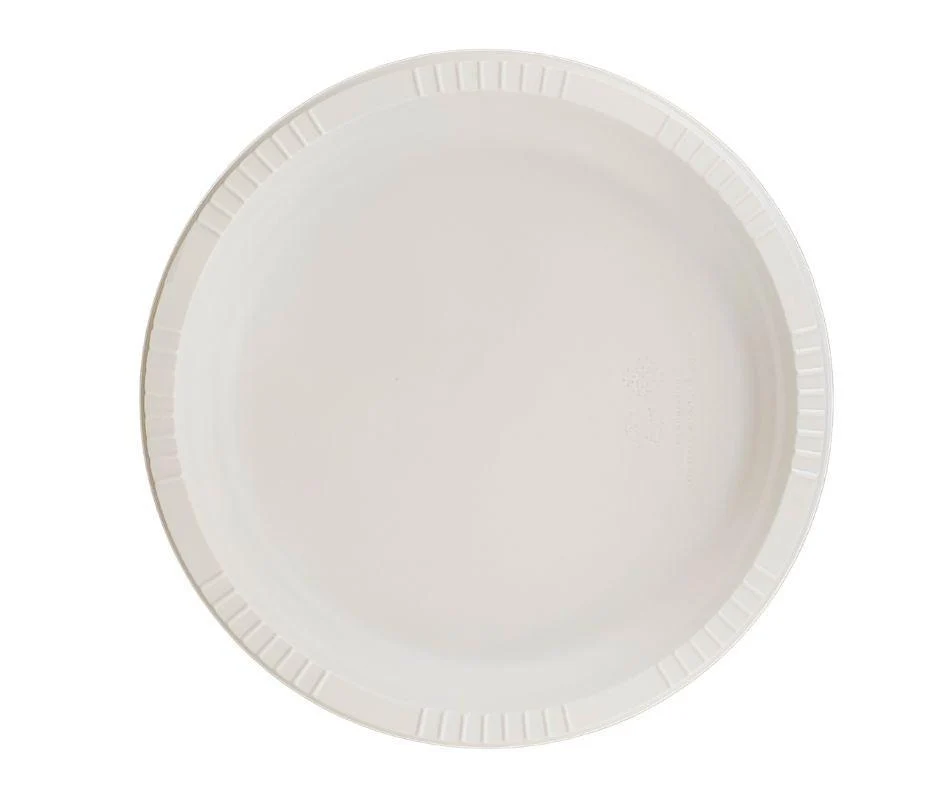 Eco-Craze - Corn Starch 10 Inch Round Plate — Case (50 CT)