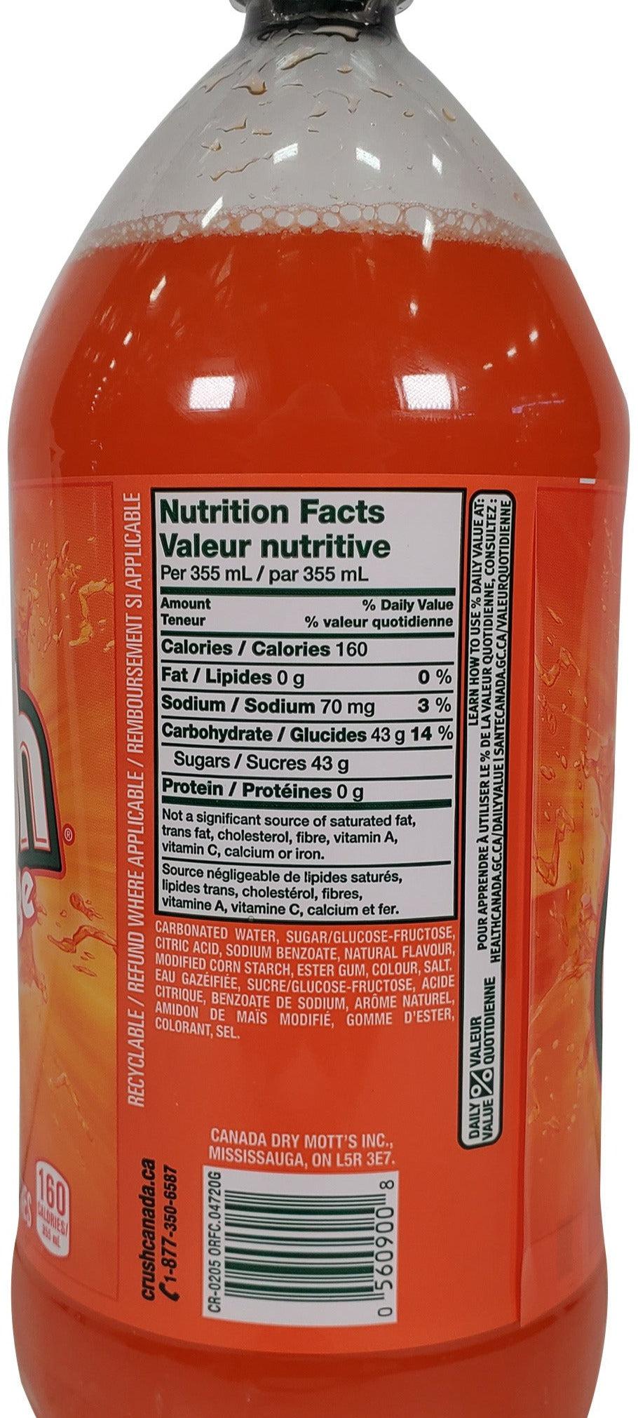 Crush - Orange - PET — Case (8 x 2 L)