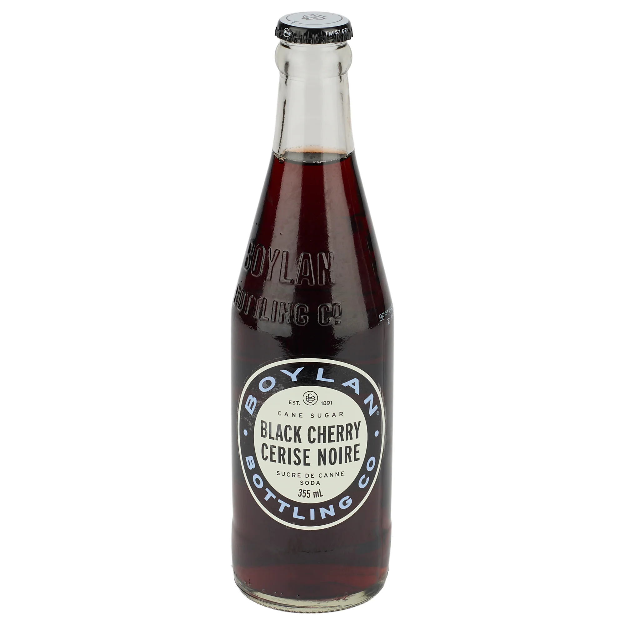 Boylan Black Cherry Soda — Case (4 x 355 ML)